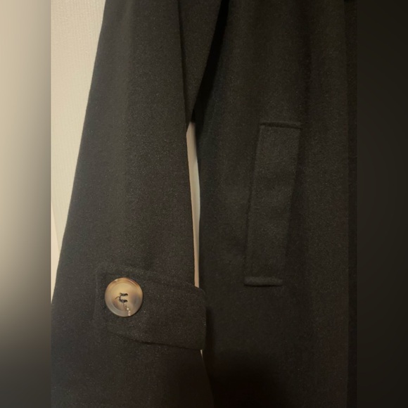 NWT Petite Belted Wool Look Trench Coat - Picture 7 of 9